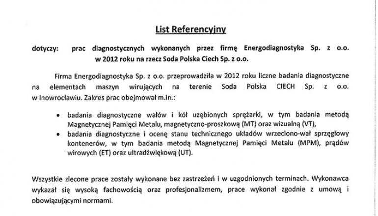 referencje sektor chemiczny