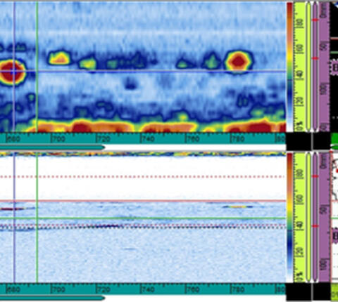 UTPA phased array skan